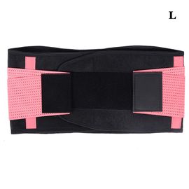 Ceinture De Maintien Pour La Taille, Pour Le Fitness, Le Sport, La Protection Lombaire, Pour Les Squats, L'halterophilie, L'entrainement Avec Halteres, Taille L, Rose