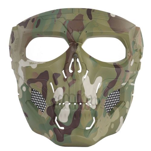 Casque Integral De Protection Des Yeux Avec Tete De Mort Pour Le Hockey Cs, Halloween, Le Cosplay, Les Activites De Plein Air Et Les Fetes 