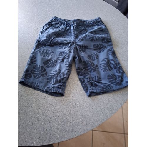 Short Bermuda Bleu Et Noir "T- 12 Ans" Tape À L'Oeil "Garçon