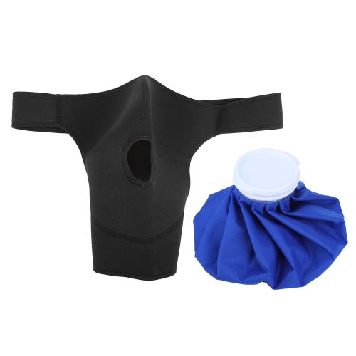 Sac De Compression De Glace Pour Le Sport, Soulagement De La Douleur En Cas D'entorse, Sac De Glace, Ensemble De Bandes De Fixation Pour L'epaule