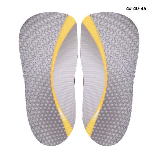 Semelle Orthopedique Pour Pieds Plats Adultes, Absorption Des Chocs Elastique, Soulagement De La Douleur, Correction Du Pied, Coussinet 4#