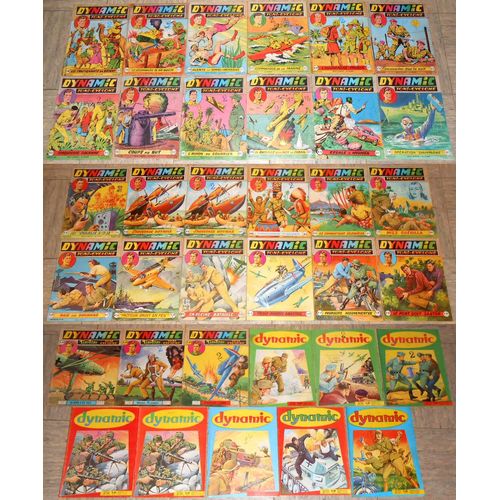 Rare: 35 Artima De 1954 À 1959: Dynamic-Toni Cyclone, Hardy, Cosmos, Vengeur, Vigor, Audax, Tempest, Téméraire, Aventures Fiction, Aventures Film, Mystic, Red Canyon