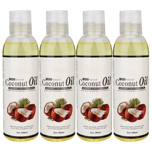 Disaar 4 Pieces 100 Ml Huile De Noix De Coco Biologique Naturelle Corps Visage Massage Soins De La Peau Huile De Relaxation 