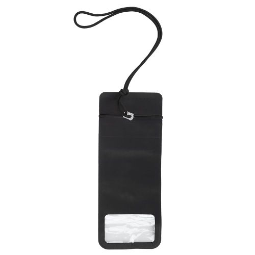 Housse de protection etanche et pratique pour telephone portable, etui de protection anti-poussiere, noir, taille moyenne