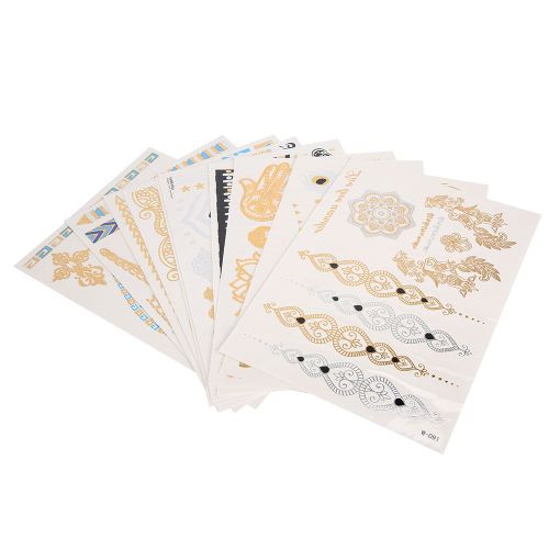 Autocollant De Tatouage Temporaire Professionnel, Impermeable, Exquis, Decoration, Outil De Tatouage (10 Types) 
