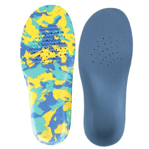 Semelles Orthopediques Pour Pieds Plats Et Enfants, Soutien De La Voute Plantaire, Soulage La Douleur, Bleu, Taille Xxl 35-37