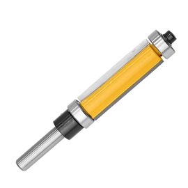 KAL-6.35Mm Routeur De Garniture Affleurante Roulement Haut Et Bas Routeur À Coupe Droite Flush Trim Pattern Router Pour Le Travail Du Bois 38Mm Lame