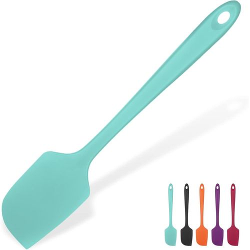 Kal-Grande Spatule Silicone De 35.6cm: 315¿ Résistant À La Chaleur Maryse Grattoir Flexible Et Antiadhésif, Ustensile De Cuisine Pour La Cuisson Pour Mélanger Remuant Raclant (Ciel Aquatique)