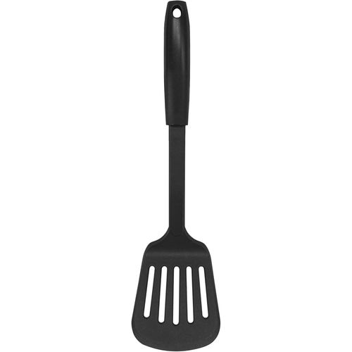Kal-Initial Spatule Fendue, Plastique, Tranche, Spatule De Cuisine Antiadhésive, Anti-Rayures, Palme À Hamburger, Résistante À La Chaleur, Ustensile De Cuisine Pour Égoutter Et Frire, 31,5 Cm