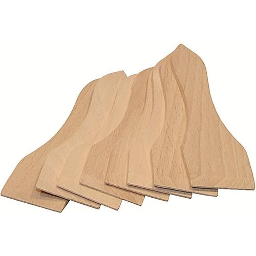 Kal-8 Spatules À Raclette En Bois De Hêtre : Lot De 8 Spatules - Artisanat Français