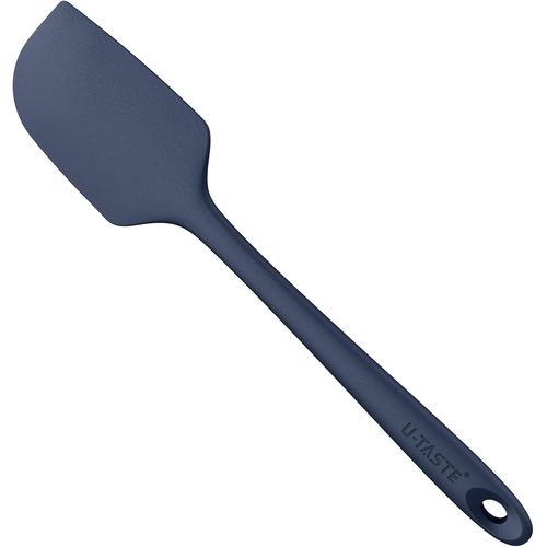 Kal-Grande Spatule En Silicone: 250¿ Résistant À La Chaleur Maryse Grattoir Flexible Et Antiadhésif, Ustensile De Cuisine Pour La Cuisson Pour Mélanger Remuant Raclant (29cm, Bleu Nuit)