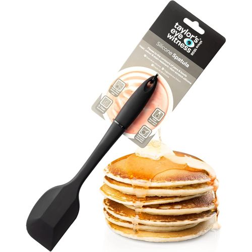 Kal-Grande Spatule En Silicone Noir - Résistante À La Chaleur, Flexible, Passe Au Lave-Vaisselle, 27 Cm