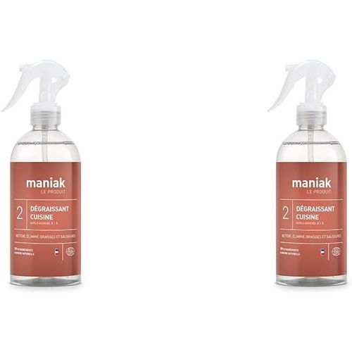 KAL-Degraissant Cuisine Ecologique 500 Ml \U2013 Produit Nettoyant Apte Au Contact Alimentaire, 500.00 Ml (Lot De 2)