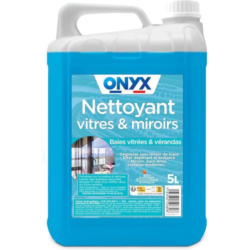 KAL-Nettoyant Vitres Et Vérandas -Nettoie, Dégraisse Et Fait Briller -Effet Deperlant -Fabrication Française -5L