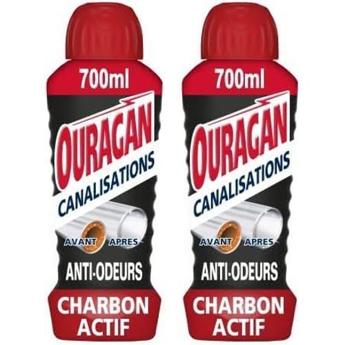 KAL-Entretien Canalisations Gel Au Charbon Actif 700 Ml (Lot De 2)