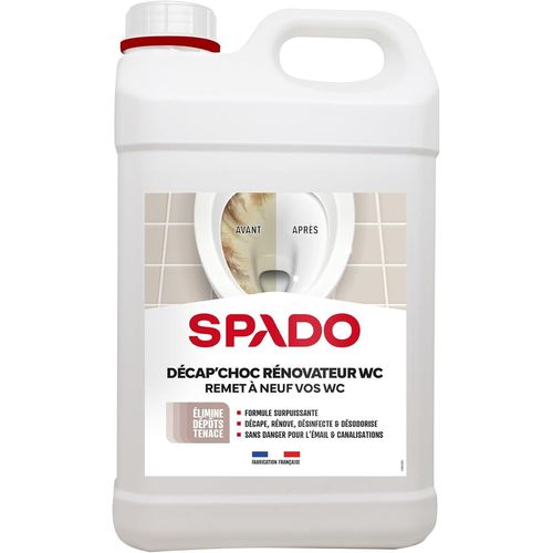 KAL-Décap'Choc Rénovateur Wc -Formule Surpuissante -Désinfecte Et Désodorise -Spécial Cuvettes Encrassées -Sans Danger Pour L'Émail Et Canalisations -3 L -Fabriqué En France
