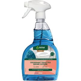Kal-Odorisant Toilettes -Parfum Brume Océane -Prêt À L`Emploi -Nettoyant Wc -Fabrication Française -Pulvérisateur 750 Ml 