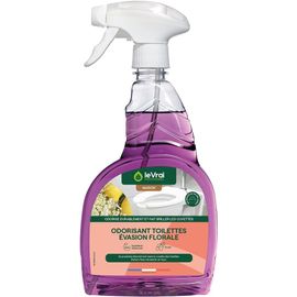 Kal-Odorisant Toilettes -Parfum Evasion Florale -Prêt À L`Emploi -Nettoyant Wc -Fabrication Française -Pulvérisateur 750 Ml 