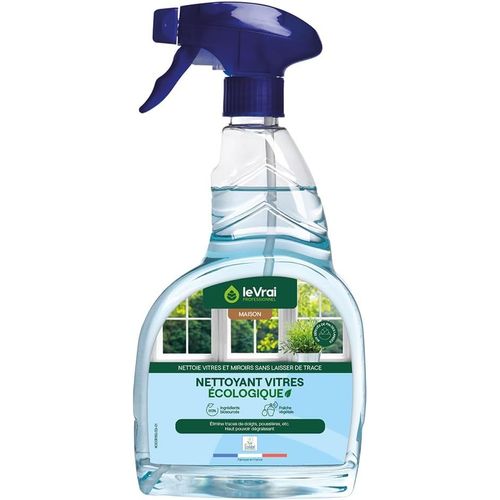 KAL-Nettoyant Vitres Écologique -Sans Traces -Parfum Fraicheur Végétale -Fabrication Française -Pulvérisateur 750Ml
