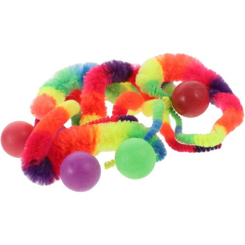 KAL-Pièces Balles Pour De Jouets Colorés Pour Et Intérieur Stimule Activité Et Réduit Stress Chenille Amusante