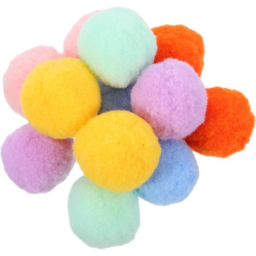 KAL-Pièces Balles De Jeu Colorées Pour Lot De Jouets Peluche Interactifs Rebondissantes Pour Exercices Et Divertissement À Intérieur Pour