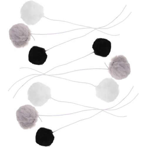 KAL-Jouets Interactifs Dintérieur En Peluche Pour Chat Corde En Sisal 9 Pièces Pour Divertir Les Chats