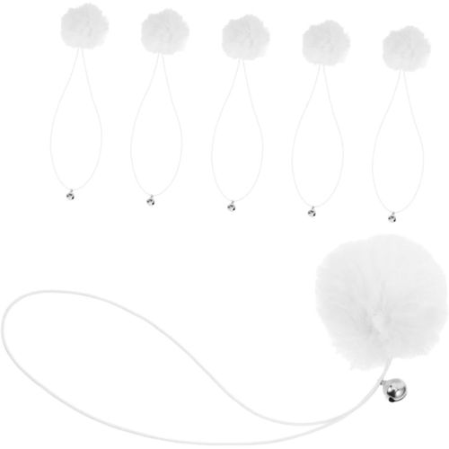 KAL-6Pièces Jouets De Chat Suspendus Avec Cloche Balles De Remplacement Pour Arbres À Gratter Et Jouets Interactifs