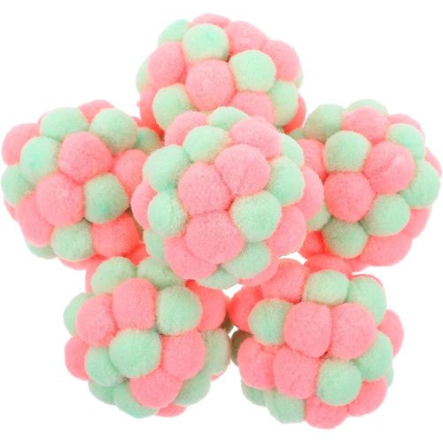 KAL-Divertissement Pour Chats 6 Jouets Interactifs En Peluche Pour Chats Dintérieur Grattoir Réutilisable En Peluche Pour Chatons