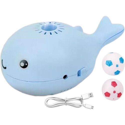 KAL-Jouet Flottant De Baleine Pour Chats, Balle Flottante Baleine,Teaser De Cat De Balle Motion - Fournitures Pour Animaux De Compagnie, Ventilateur Intégré, Bobeurs D'Ennui Interactifs Pour Le Jeu