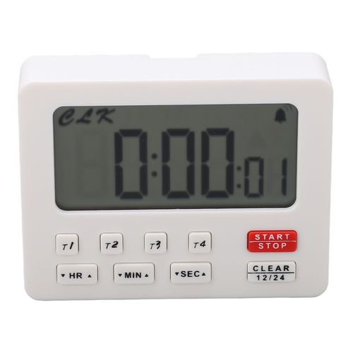 Minuterie De Cuisine Numerique Pour Camping-Car, Ecran Lcd Multicanal, Etanche A La Poussiere, Abs, Grand Ecran, Pour Vtt, 3 V