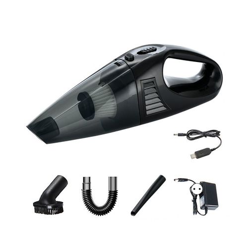 Aspirateur De Voiture Ergonomique, Portable, Sans Fil, Pour Usage Humide Et Sec, Pour Usage Domestique, Noir, Prise Ue