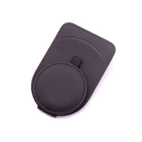 Porte-Lunettes De Voiture Magnetique Universel En Cuir Pu Avec Clip Pour Carte