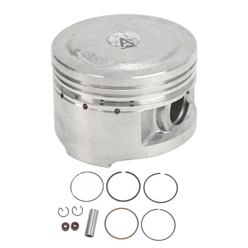 Ensemble Piston De Moteur De Moto Avec Douille De Rondelle Et Manchon En Caoutchouc De Remplacement Pour Jog 100