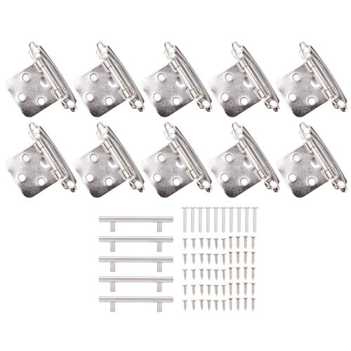 Charnieres de type americain pour caravane, ensemble de poignees en T de style europeen pour placards, armoires, commodes