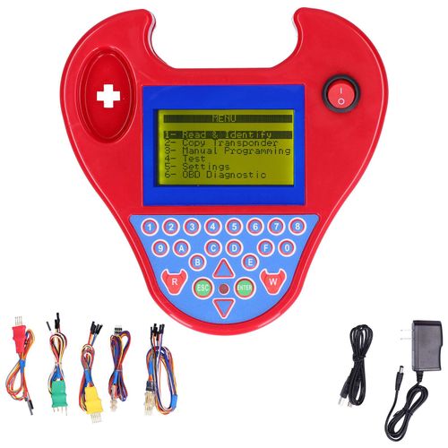 Programmateur de cle intelligente, sans jeton, outil de programmation de clonage de transpondeur rouge, prise americaine 100-240 V