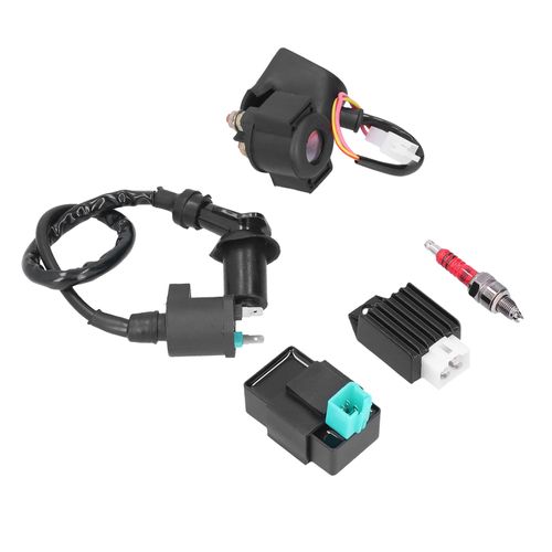 Module Cdi 5 Broches, Bobine D'allumage, Relais Solenoide, Regulateur De Tension, Ensemble Pour Vtt, Dirt Pit Bike 50cc, 70cc, 90cc, 110cc, 125cc