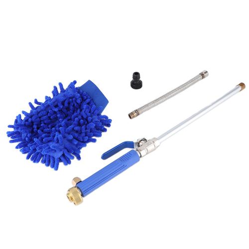 Buse de pulverisation pour nettoyeur haute pression a jet d'eau, tuyau de lavage de voiture, outil de nettoyage de jardin, bleu