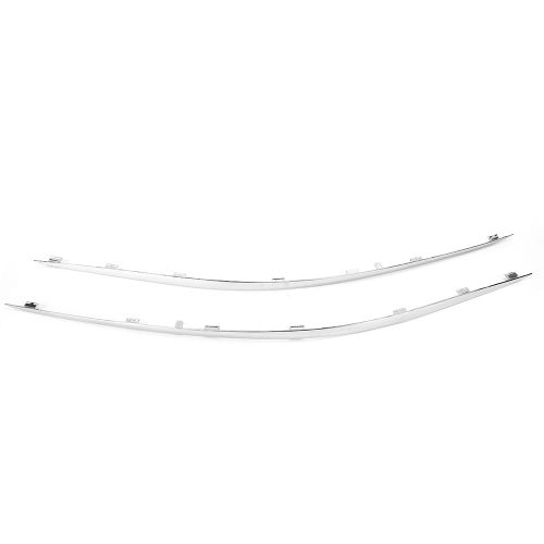 Paire De Moulures De Pare-Chocs Avant Chromees 2118852321 2118852421 Pour Mercedes Benz W211 Classe E E320 E350 E550 E63 Amg