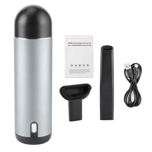 Mini Aspirateur Portable Sans Fil 30 W, Filtre A Poussiere D'interieur, Utilisation Seche Et Humide, Pour Voiture, Maison, Bibliotheque