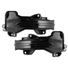 Retroviseur Lateral A Clignotant Dynamique Blanc Drl Jaune, Clignotant Fluide, Compatible Avec Honda Accord/Odyssey, Verre Fume
