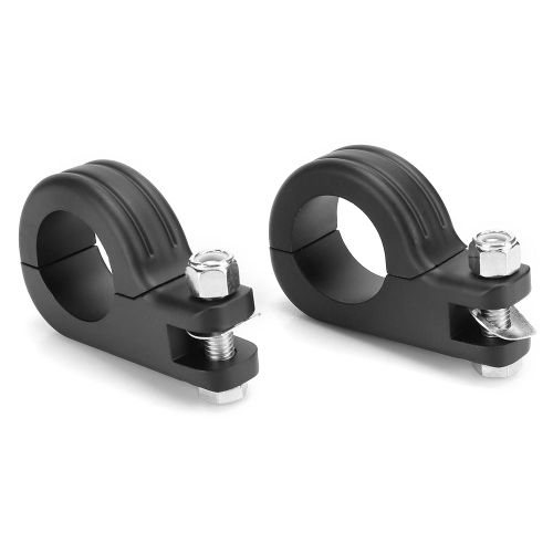 Repose-Pieds De Moto 32 Mm 1,25 Po, Support De Fixation En P Pour Honda (Noir)