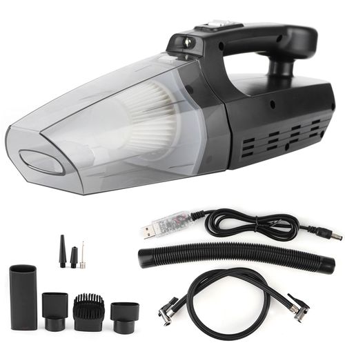 Compresseur D'air Portable Sans Fil 4 En 1, Pompe De Gonflage De Pneus, Aspirateur De Voiture A Main