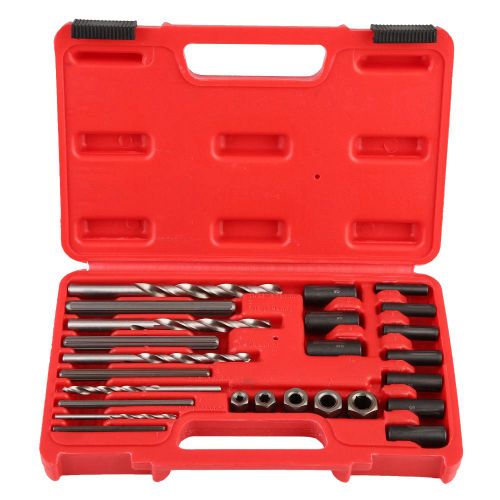 Kit D'outils De Reparation De Filetage, 25 Pieces, Extracteur De Percage Et De Guidage Faciles A Retirer, Pour Retirer Les Vis Cassees