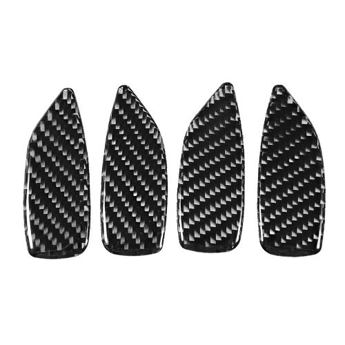 Lot De 4 Garnitures De Poignee De Porte Interieure En Fibre De Carbone Pour Bmw Serie 3 E46 M3 1998-2005