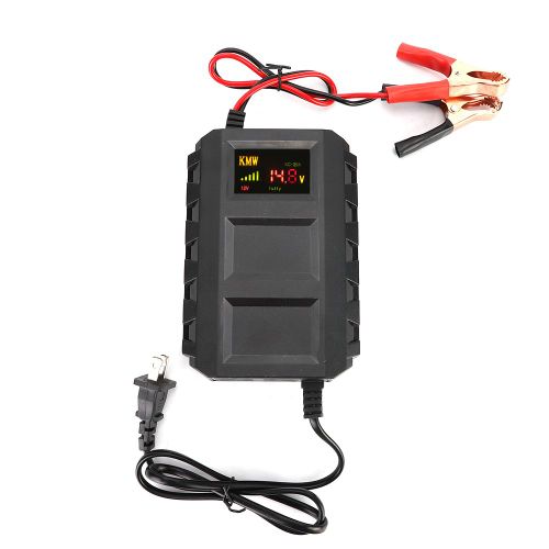 Chargeur De Batterie Plomb-Acide Pour Voiture Et Moto Avec Ecran Lcd Intelligent 12 V 20 A, Prise Us 110 V