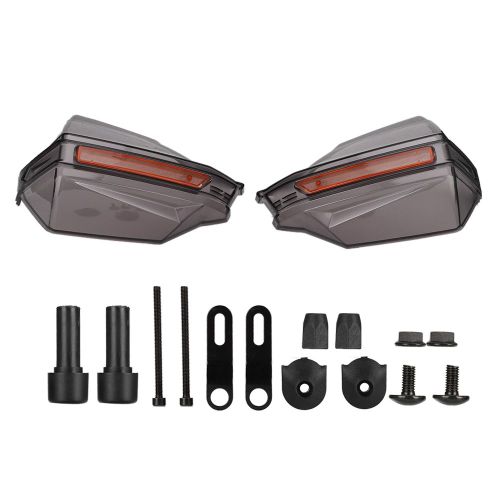 Protege-Mains Universels Pour Guidon, Pare-Brise Et Coupe-Vent (Marron Transparent)