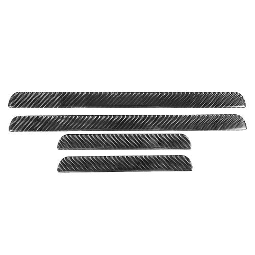 Autocollant Genereux En Fibre De Carbone Pour Seuil De Porte De Pedale, Compatible Avec Audi A4 A5 2009-2016