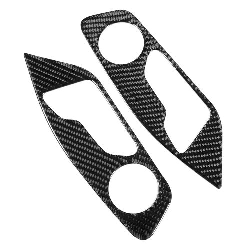 Autocollant Decoratif En Fibre De Carbone Pour Panneau De Reglage De Siege, Compatible Avec Audi Q7 2016-2019