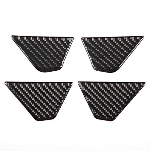 Autocollant En Fibre De Carbone Pour Garniture De Portiere Interieure De Vehicule, Compatible Avec L'audi Q7 2016-2019.