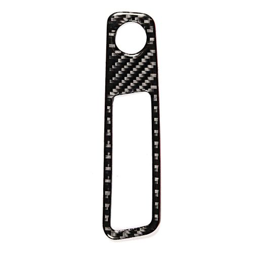 Autocollant De Garniture De Couvercle De Reglage Du Volume Interieur En Fibre De Carbone Pour Audi A4 B9 2017-2019